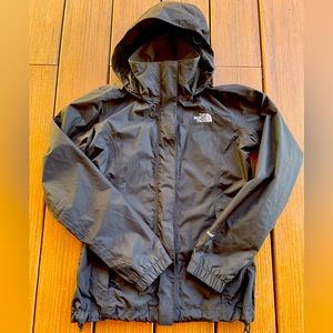 The North Face Womens Hyvent Rain Mesh Lined Javket Black X-Small - EUC!